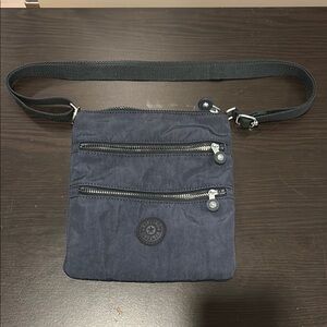 Kipling Messenger Bag with Adjustable Strap and Signature Logo